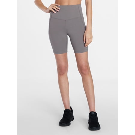 Athletic Works Women's and Women's Plus High Rise Bike Shorts, 7" Inseam Now $7.69