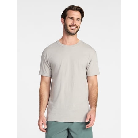 Athletic Works Men's and Big Men's Cotton Active Tee, and Tall Sizes Now $6.98