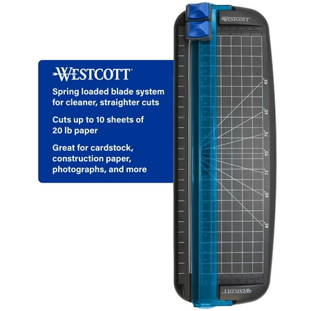 Westcott KleenEarth Paper Trimmer, Recycled Plastic, 12 Inch, Black Now $9.97