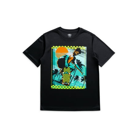 Athletic Works Boy's Short Sleeve Graphic T-Shirt, & Husky Now $2.72