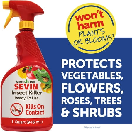 Sevin Ready-to-Use Trigger Spray Insect Killer, 1 Qt. Bottle Liquid Now $7.78