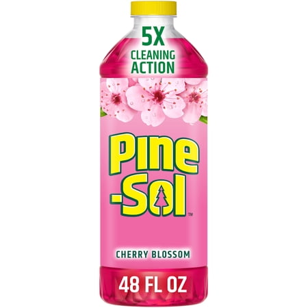 Pine-Sol Multi-Surface Cleaner, Cherry Blossom, 48 Fluid Ounces Now $6.82