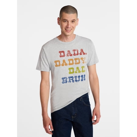 Father's Day Men's Dad Bruh Graphic Tee by Way to Celebrate Now $3.67