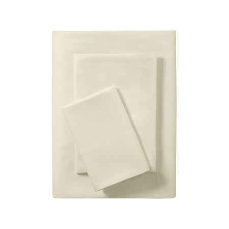 Mainstays Basic Value Microfiber Bed Sheet Set, Fresh Ivory, Twin, 3 Piece Now $6.97