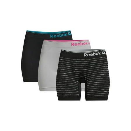Reebok Women's Seamless Long Leg Boyshort Underwear, 3-Pack Now $6.99