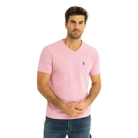 U.S. Polo Assn. Men's Short Sleeve V-Neck Tee Now $4.80