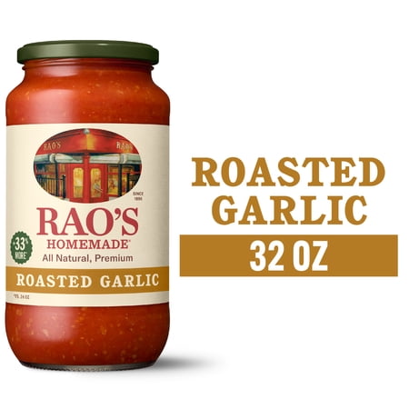 Rao's Homemade Roasted Garlic Sauce Made with Italian Tomatoes, 32 oz Now $8.94