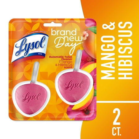 Lysol® Automatic Toilet Bowl Cleaner, Brand New Day, Mango & Hibiscus, 2 count Now $3.57