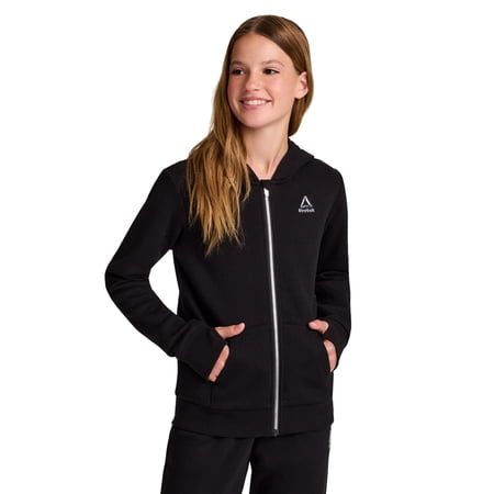 Reebok Girl’s Game Day Fleece Full Zip Hoodie Now $9.57