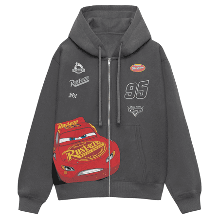 Disney's Lightning McQueen Men's & Big Men's Hooded Sweatshirt Now $8.86