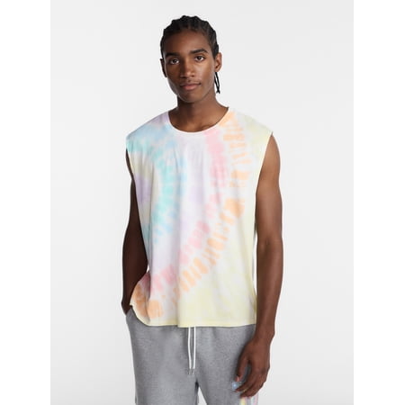 No Boundaries Pride Boxy Cropped Fit Tank Top, Men's Now $8.01
