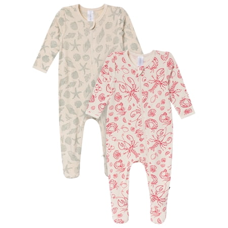 Modern Moments by Gerber Baby Neutral Viscose Patriotic Americana Two-Way Zip Sleep Now $8.80