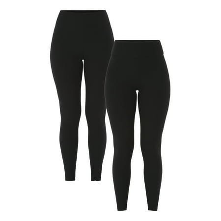 No Boundaries Faux Sueded Ankle Leggings, 27.5”Inseam, 1 or 2-Pack, Women's & Women's Now $8.98