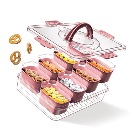 Cook With Color 8-Compartment Snackle Box, Charcuterie and Snack Container, Divided Now $9.97