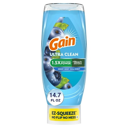 Gain EZ-Squeeze Dishwashing Liquid Dish Soap, Honeyberry Hula, 14.7 fl oz Now $1.94