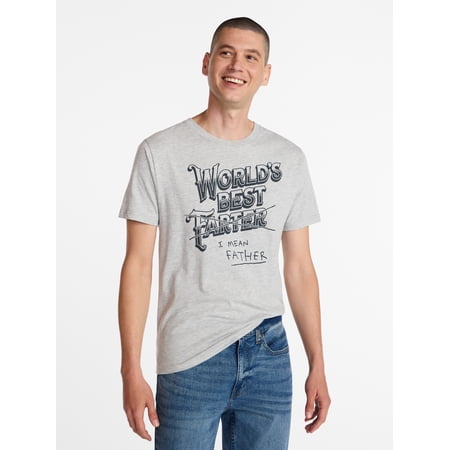 Father's Day Men's WBF1 Color Graphic Tee by Way to Celebrate Now $4.35