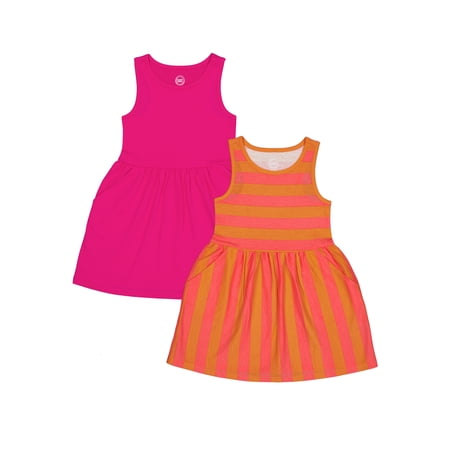 Wonder Nation Girls Tank Play Dress 2pk, & Now $8.37