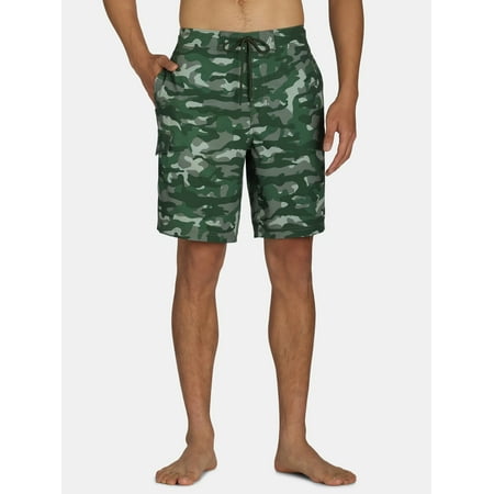 George Men's & Big Men's Cargo E-Board Stretch Trunks 9" Inseam Now $7.19