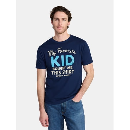 Father's Day Men's Smart Purchase Graphic Tee by Way to Celebrate Now $3.69