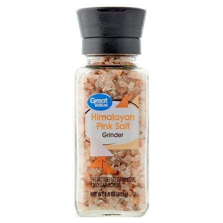 Great Value Himalayan Pink Salt Grinder, 8.3 oz Now $5.48