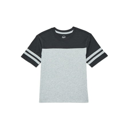 Wonder Nation Boys Football T-Shirt with Short Sleeves, & Husky Now $4.04