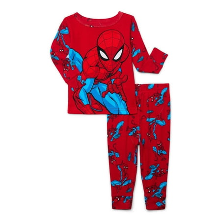 Spider-Man Toddler Long Sleeve Top and Pants Pajama Set, 2-Piece Now $9.98