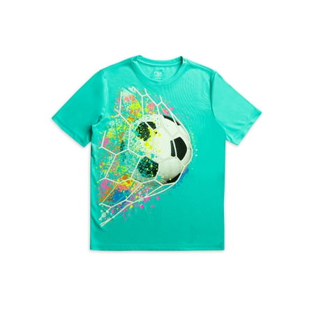 Athletic Works Boy's Short Sleeve Graphic T-Shirt, & Husky Now $2.59