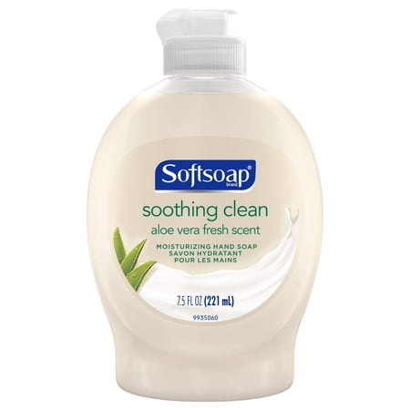 Softsoap Soothing Clean Aloe Liquid Hand Soap, Kitchen and Bathroom Hand Soap, 7.5 Now $1.28
