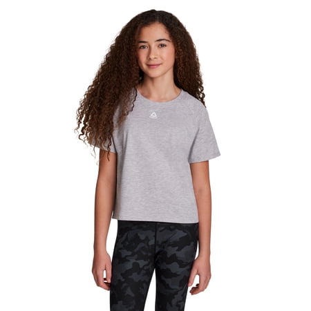 Reebok Girl’s Athletic Boxy Short Sleeve Graphic T-Shirt Now $4.16