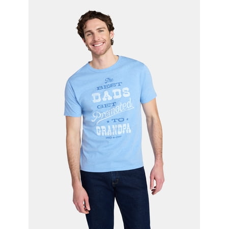 Father's Day Men's Dad Upgrade Graphic Tee by Way to Celebrate Now $4.40