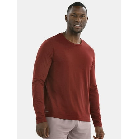 Athletic Works Men's and Big & Tall Men's Tri-Blend Tee with Long Sleeves Now $2.48