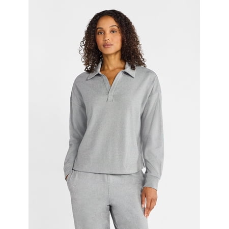 Athletic Works Women's Bi-Color Top with Long Sleeves Now $3.97
