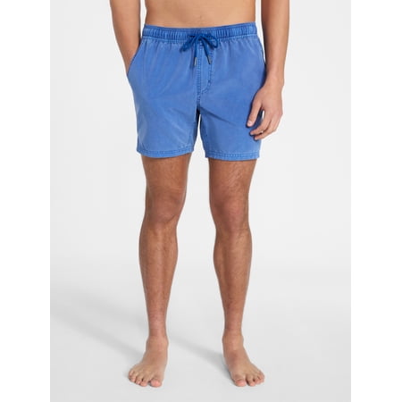 No Boundaries Washed Swim Trunks, 6" Inseam, Men's S-3XL Now $7.60