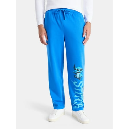 Lilo & Stitch Men's and Big Men's Stitch 626 Athletic Fleece Sweatpants Now $4.98