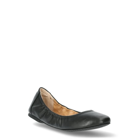 Time and Tru Women's Scrunch Ballet Flats Now $8.81