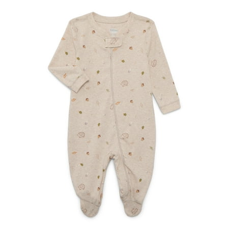 Bliss by Garanimals Baby Boys or Girls Cotton Layette One Piece Footed Sleeper Now $5.68