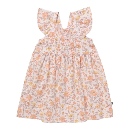 Modern Moments by Gerber Baby and Toddler Girl Smocked Pinafore Dress, Sizes 0/3 Now $10.00