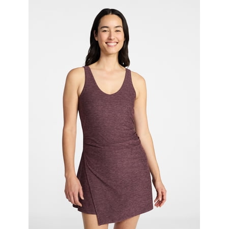 Athletic Works Women's and Women's Plus ButterCore Wrap Dress Now $9.09