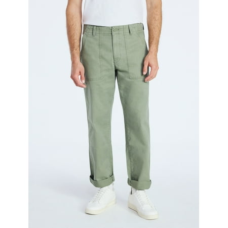 Free Assembly Men's Straight Fit Cotton Utility Pants Now $12.96
