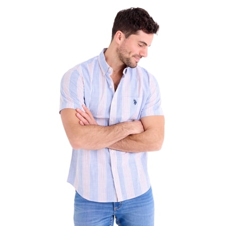 U.S. Polo Assn. Men's Short Sleeve Buttondown Shirt Now $12.60