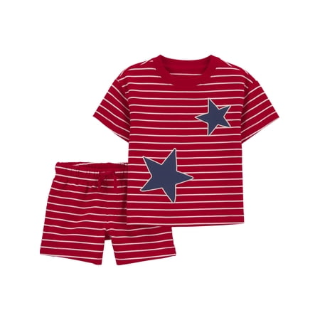 Carter's Child of Mine Baby and Toddler Boy Patriotic Americana Americana Outfit Set Now $6.00