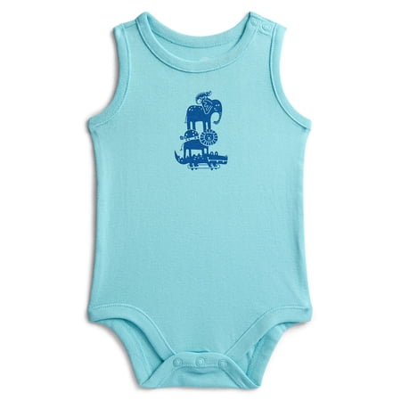 Wonder Nation Baby Boy Tank Bodysuit, Months Now $3.00