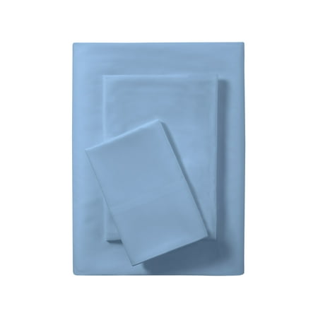 Mainstays Basic Value Microfiber Bed Sheet Set, Light Blue, Twin, 3 Piece Now $6.97