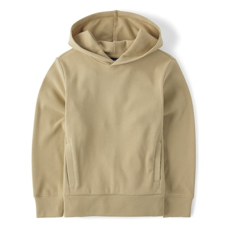 The Children's Place Boys Long Sleeve Active Sueded Rib Hoodie Now $5.54