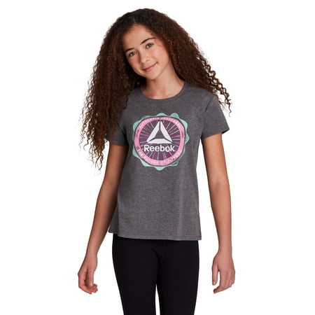 Reebok Girl’s Printed Short Sleeve Graphic T-Shirt Now $3.78
