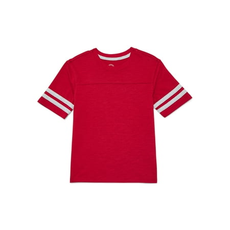 Wonder Nation Boys Football T-Shirt with Short Sleeves, & Husky Now $3.17