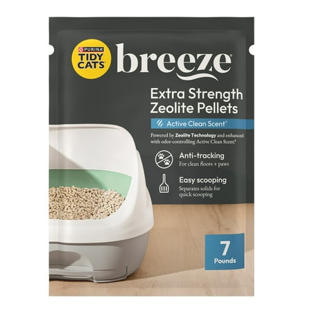 Purina Tidy Cats Breeze Enhanced Active Clean Scent 99.9 Percent Dust Free, Multi Now $21.17