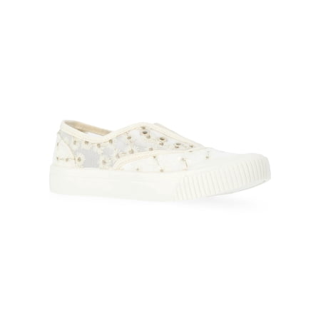 Wonder Nation Girls Casual Plimsole Sneakers Now $7.47