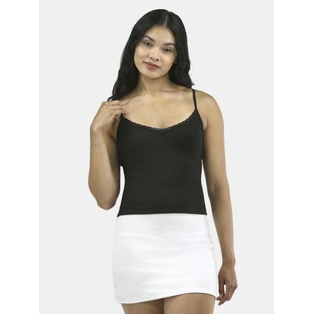 No Boundaries Vintage-Inspired Tank Top with Lace Trim, Women's Now $6.92