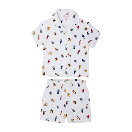 Way to Celebrate Toddler Boy Patriotic Americana Americana Shirt and Short Set Now $7.00